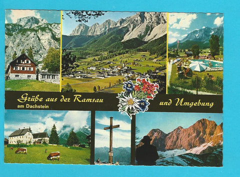 AK Grüße aus der Ramsau und Umgebung am Dachstein.