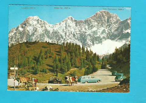 AK Dachstein-Hochalpenstraße bei der Glösalm.