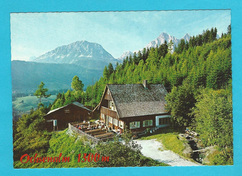 AK Ramsau am Dachstein. Jausenstation Ochsenalm. Manfred Walcher.