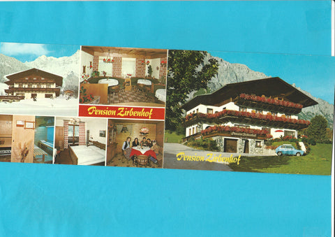 Doppel-AK Ramsau am Dachstein. Pension Zirbenhof. J. u. M. Engelhardt.