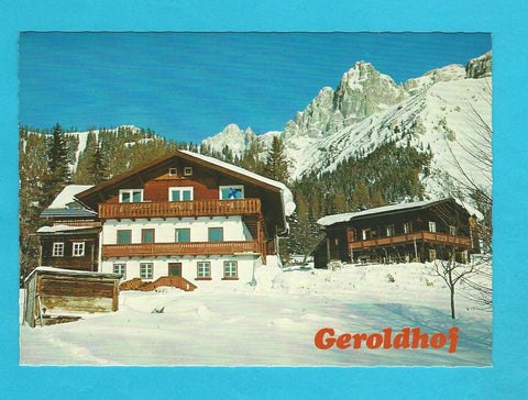AK Ramsau am Dachstein. Schildlehen 3. Geroldhof. Bes. Karl Wieser.