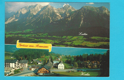 AK Grüsse aus Ramsau. Leiten. Kulm.