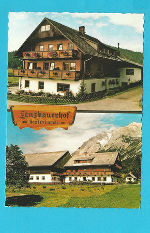 AK Ramsau am Dachstein. Lenzbauerhof, H. u. G. Simonlehner.
