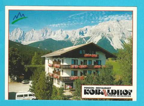 AK Ramsau am Dachstein. Pension Restaurant Kobaldhof. R. u. M. Tritscher.