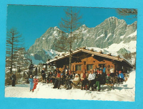 AK Ramsau am Dachstein. Jausenstation Brandalm. Besitzer: Fritz Schrempf.