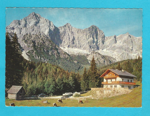 AK Ramsau. Alpengasthof und Pension Dachsteinruhe. Besitzer Franz Knaus.
