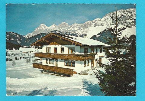 AK Ramsau am Dachstein. Vorberg 291. Frühstückspension Dachsteinperle. H. u. M. Tritscher.