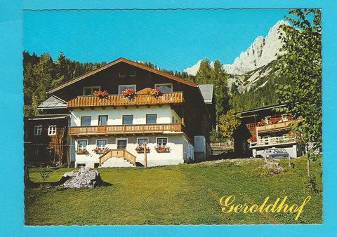 AK Ramsau am Dachstein. Geroldhof. Bes. Karl Wieser. Schildlehen 3.