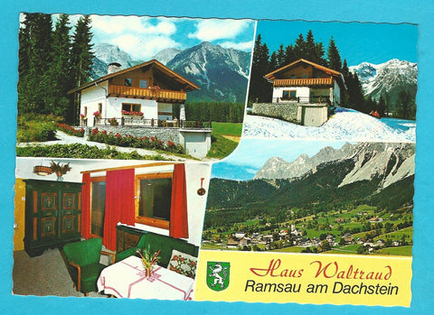 AK Ramsau am Dachstein. Haus Waltraud. Waltraut Kohlbacher.