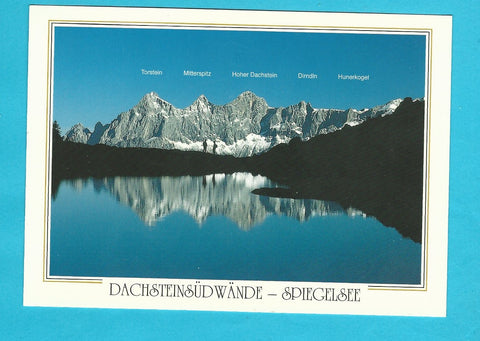 AK Dachsteinsüdwände - Spiegelsee.