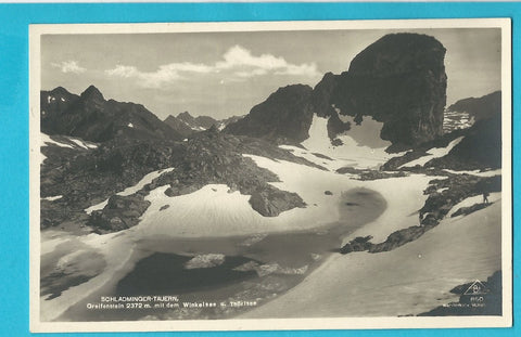 AK Schladminger Tauern. Greifenstein mit dem Winkelsee u. Thörlsee. (1927)