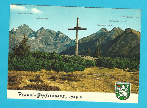 AK Planai-Gipfelkreuz.