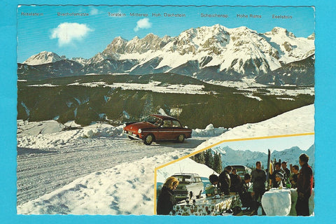 AK Hochalpenstraße zum Skiparadies Planei.
