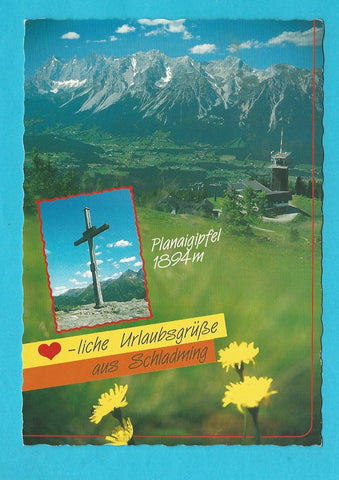AK Planaigipfel. Herzliche Urlaubsgrüße aus Schladming.