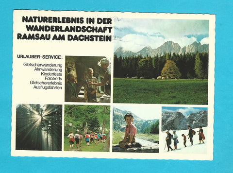 AK Ramsau am Dachstein. Naturerlebnis in der Wanderlandschaft.