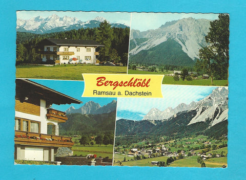 AK Ramsau am Dachstein. Gästehaus Bergschlößl. bes. H. u. H. Knaus.