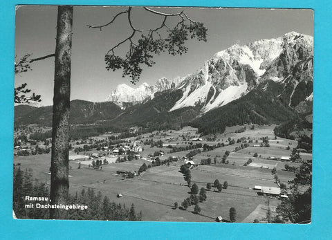 AK Ramsau mit Dachsteingebirge.
