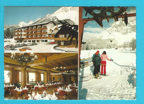 AK Ramsau am Dachstein. Gasthof Restaurant Knollhof. M. u. Ch. Walcher.