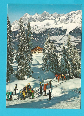 AK Skigebiet Hochwurzen mit Hochwurzenhütte.