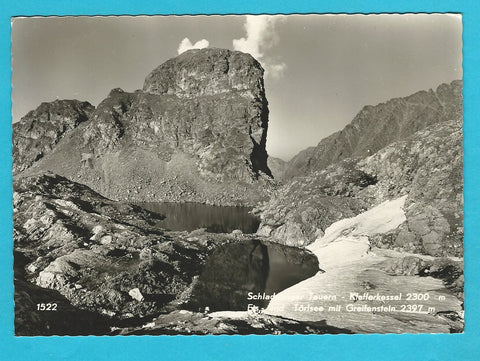 AK Schladminger Tauern - Klafferkessel. Eis- und Törlsee mit Greifenstein.