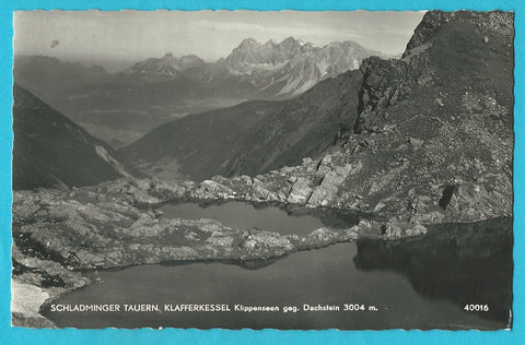 AK Schladminger Tauern. Klafferkessel. Klippenseen geg. Dachstein. (1961)