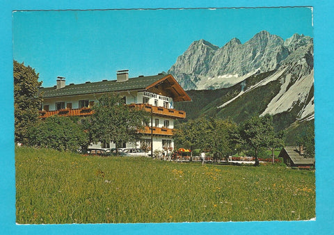 AK Schladming. Rohrmoos Nr. 44. Gasthof-Pension Moser. H. u. E. Stocker.
