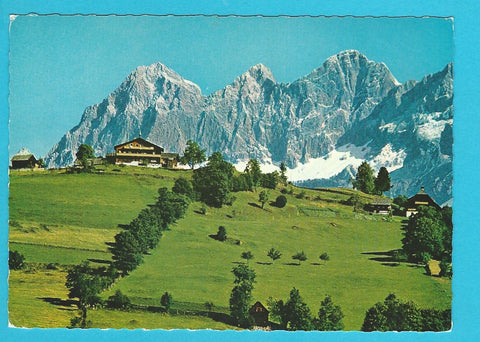 AK Bauernhof auf dem Rohrmoos bei Schladming. (Pension Stammer).