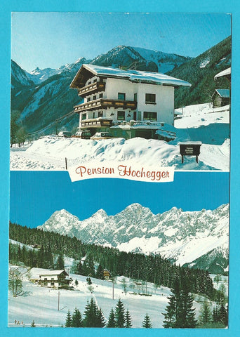 AK Schladming, Rohrmoos Obertal 15. Pension Hochegger. Inh. Familie Percht.