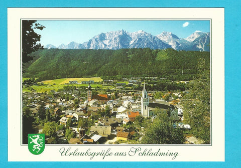 AK Urlaubsgrüße aus Schladming.