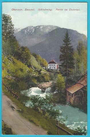 AK Schladming. Partie im Untertal. (1909)