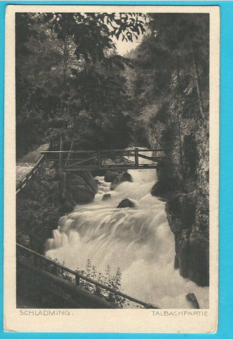 AK Schladming. Talbachpartie. (1914)