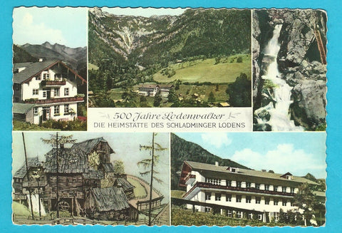 AK 500 Jahre Lodenwalker die Heimstätte des Schladminger Lodens.