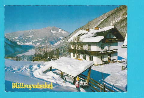 AK Mittergruberhof. Pichl 37. Bauernhof. Frühstück und Halbpension Stefan Schaumberger.