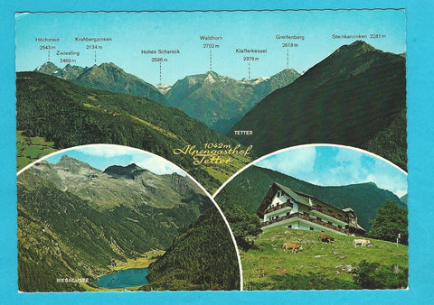 AK Schladming-Untertal 24. Alpengasthof Tetter. Besitzer: H. u. J. Meißnitzer.