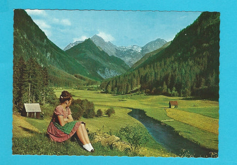 AK Untertal. Talblick vom Gasthof Tetter zum Klafferkessel.