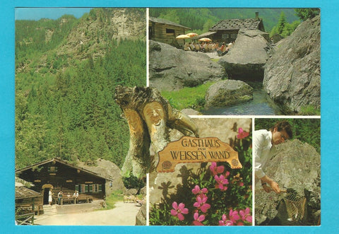 AK Ausflugsziel Gasthaus Zur Weißen Wand. Untertal.