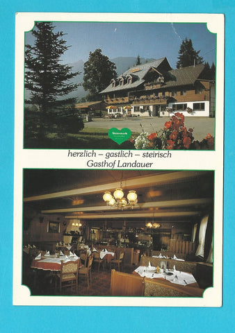 AK Schladming, Untertal 2. Alpengasthof Landauer. Familie Graf.