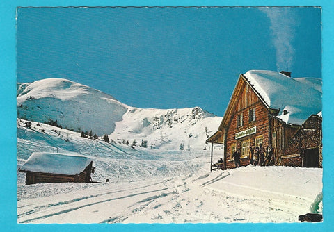 AK Reiteralm-Schihütte mit Gasselhöhe bei Pichl a. d. Enns.
