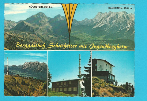 AK Haus i. Ennstal. Berggasthof Scharfetter mit Jugendherberge.