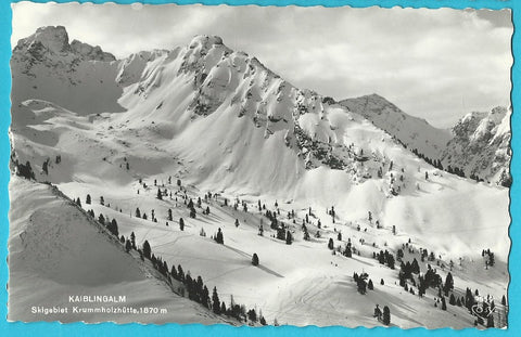 AK Kaiblingalm. Skigebiet Krummholzhütte.