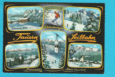 AK Schladminger Tauern Seilbahn. Skiparadies Haus-Ennstal.