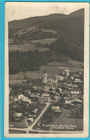 AK Fliegeraufnahme Markt Haus Ennstal. (1943)