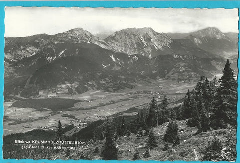 AK Blick von der Krummholzhütte.