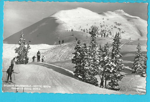 AK Skigebiet Krummholz-Hütte. Hauser-Kaibling.