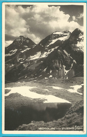 AK Hochgolling vom Stegerkar.