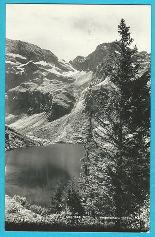 AK Obersee mit Neualmscharte. (1935)