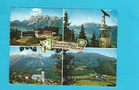 AK Bergdorf Haus. Krummholzhütte.