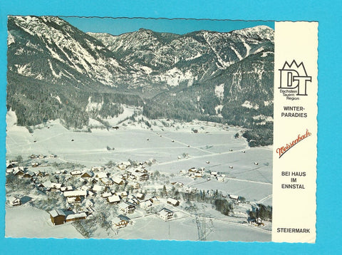 AK Winterparadies Weissenbach bei Haus im Ennstal.