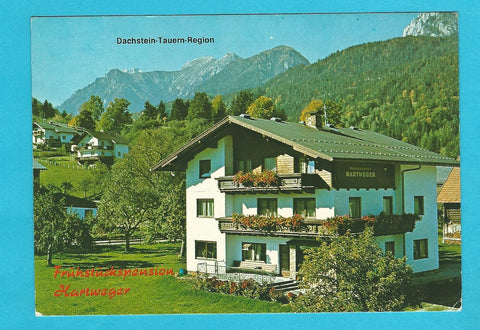 Muster-AK Haus/Ennstal. Frühstückspension Hartweger.