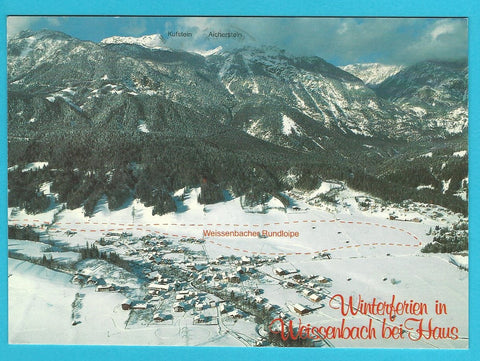 AK Winterferien in Weissenbach bei Haus.